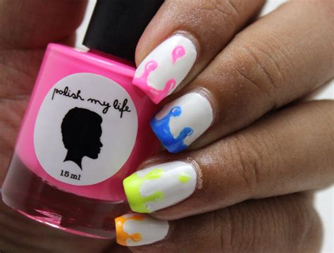 Neon Drips Nails Drip Nails Nails Nail Art