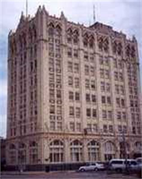 Corsicana, Texas skyscraper, the State National Bank Building, circa 1926.