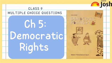 Democratic Rights Class 9 MCQs CBSE Political Science Chapter 5