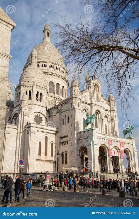 Paris France 24 De Dezembro De 2019 Sobre Basilique Du Sacrecoeur