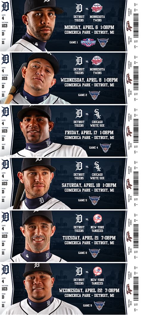 Detroit Tigers Schedule Printable