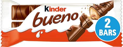 Kinder Bueno Fine Gaufrette Enrob E De Chocolat Au Lait Avec Un Coeur