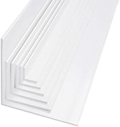 BawiTec cornière en plastique pVC 100 x 100 mm 1000 mm d équerres d