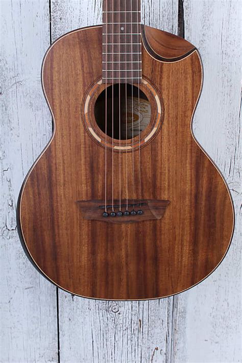 Washburn G Mini 55 Koa Mini Grand Auditorium Acoustic Reverb Canada