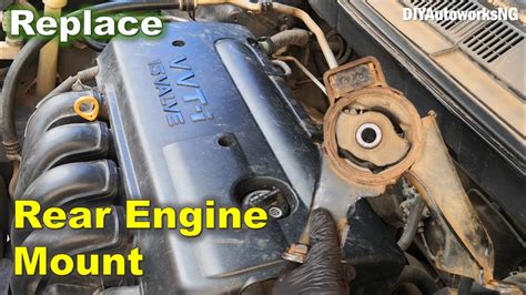 Rear Motor Mount Replacement 2002 2008 Toyota Corolla How To Inspect Engine Mounts Youtube