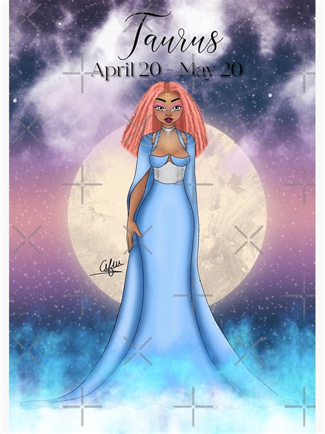 Taurus Zodiac Baddie Poster For Sale By Aimsdraws1 Redbubble