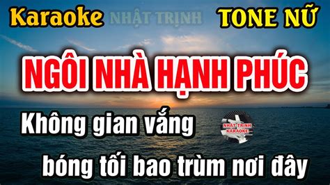 Karaoke Ng I Nh H Nh Ph C Remix Tone N Karaoke Nh T Tr Nh Youtube