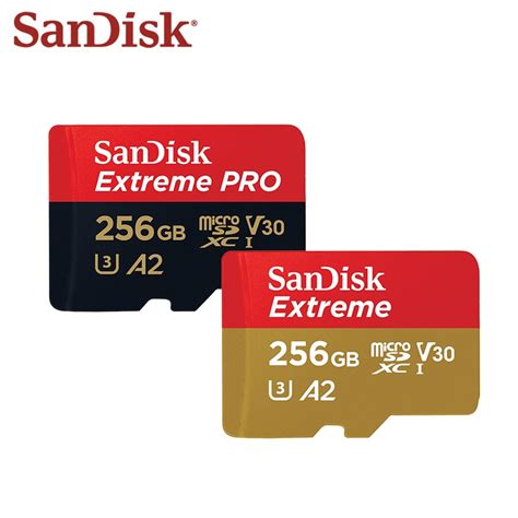 100 Original Sandisk Extreme Memory Card 256gb Class 10 Uhs I Flash