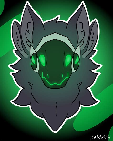 Protogen Headshot 8 by Zeldrith on DeviantArt