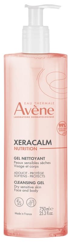 Xeracalm Nutrition Gel nettoyant Avène nettoyant visage et corps