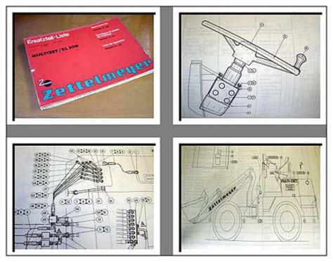 Zettelmeyer ZL300 Multizet Ersatzteilkatalog Ca 1965iger Jahre