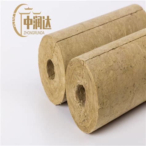 Non Combustible Rock Wool Pipe Insulation With Excellent Thermal And Sound Insulation Properties