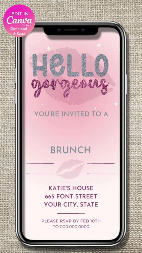 Video Galentine S Day Invitation Digital Galentine S Etsy Video