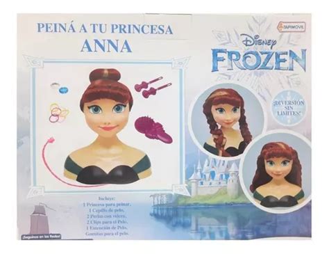 Cabeza Para Peinar Estilos De Cabello Original Frozen Elsa En Venta En