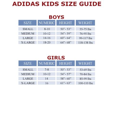 adidas kids shoes size chart | Adidou