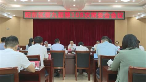 阳东区委九届第108次常委会召开 阳江市阳东区人民政府门户网站