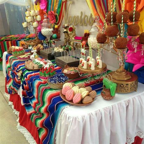 Mesa De Mexican Birthday Parties Mexican Fiesta Party Fiesta Theme Party Party Themes Ideas