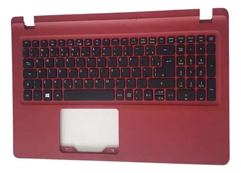 Carcasa Base Superior Teclado Port Til Acer Es Color Rojo