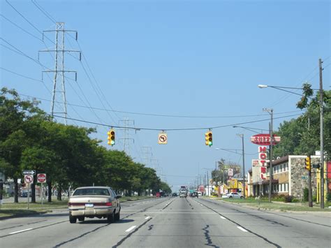 8 Mile Road Between Detroit And Suburban Warren Michigan Sean