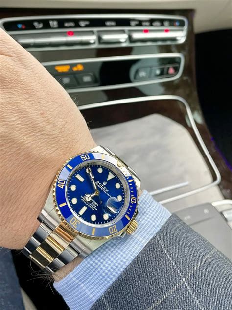 Rolex Submariner Two Tone Wrist