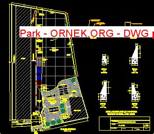 Park Dwg Projesi Autocad Projeler