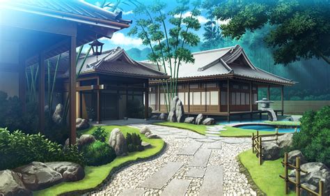 House Home Manga Japanese Mansion Japanese House Anime Houses