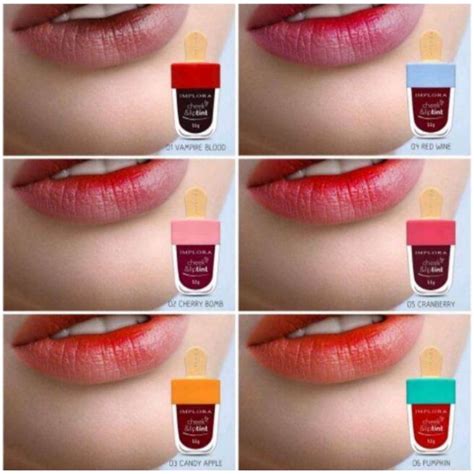 Jual Original Implora Cheek Lip Tint Model Ice Cream Set Liptint