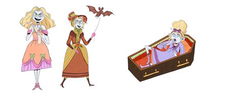 vampire character design on Behance