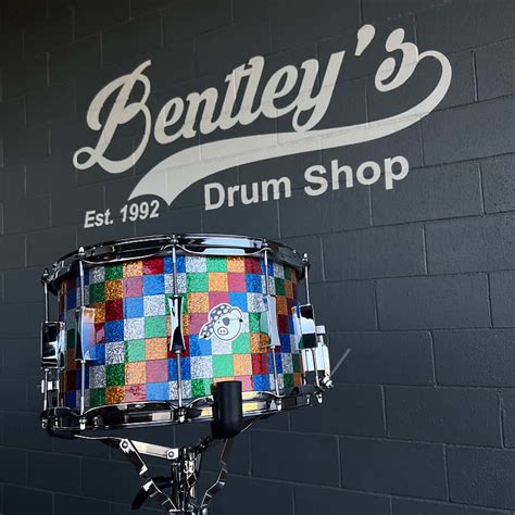 New Pork Pie Usa Custom 8x14 Snare Drum In Multicolor Reverb