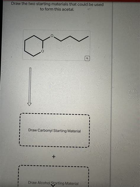 Answered Draw The Two Starting Materials That Bartleby