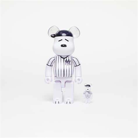 Medicom Toy PEANUTS Snoopy BE RBRICK X MLB New York Yankees 100 400 Set