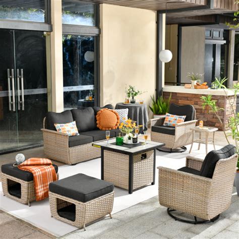 Xizzi 5 Person Outdoor Seating Group With Cushions Wayfair