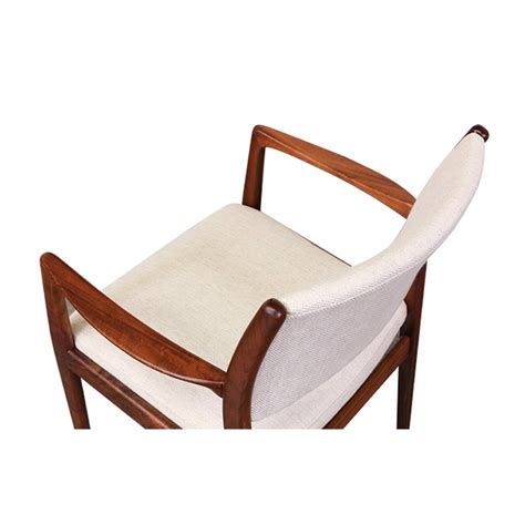 Folke Olhsson Walnut Dining Chairs For Dux For Sale At 1stDibs