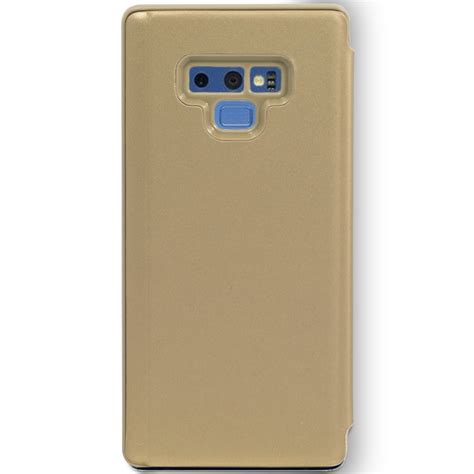 Funda Flip Cover Samsung N960 Galaxy Note 9 Clear View Dorado Accel