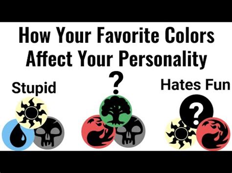 Your Favorite Colors Reveal Your Personality Youtube