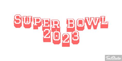 Super Bowl 2023 Event Animated GIF Logo Designs