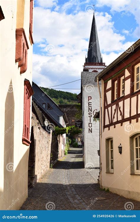 Bruttig Fankel Germany 08 23 2022 Old Village Street With Small