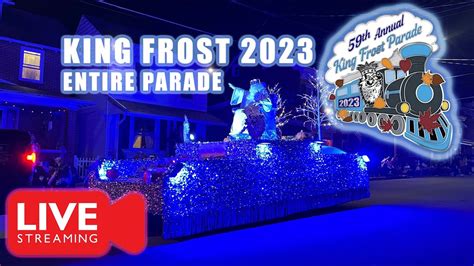 Experience The Entire Th Annual King Frost Parade Hamburg Pa