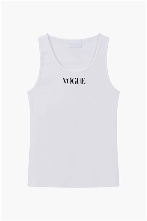 Vogue Tank Top White Vogue Collection