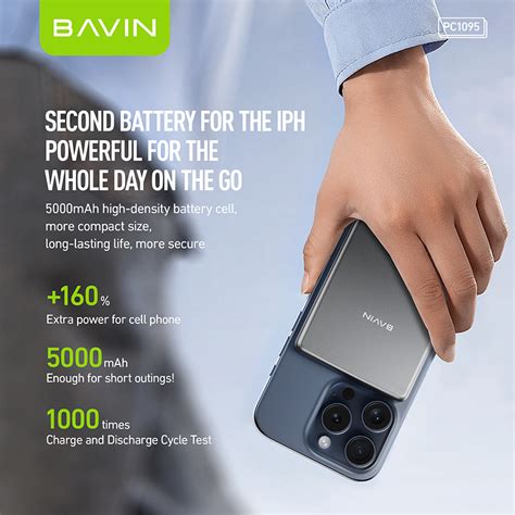 Bavin Pc Pc Mah W Ultra Thin Fast Charging Wireless