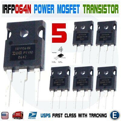 5pcs IRFP064N IRFP064NPBF Power MOSFET 55V 110A IR TO 247 Transistor