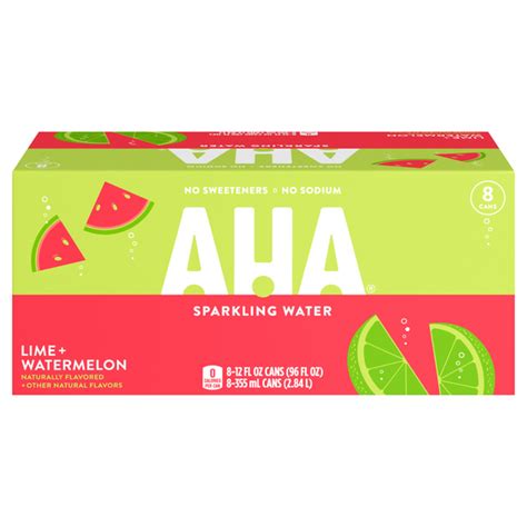 Save on AHA Lime + Watermelon Sparkling Water - 8 pk Order Online ...