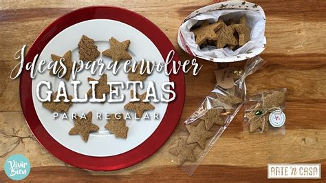 Ideas Para Envolver Galletas De Regalo Diy Navidad Youtube