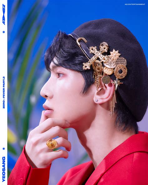 Ateez Yeosang Makes A Statement In Red And Gold For Zero Fever Part