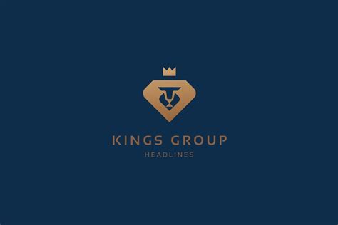 T Kings Group Logo Creative Logo Templates Creative Market