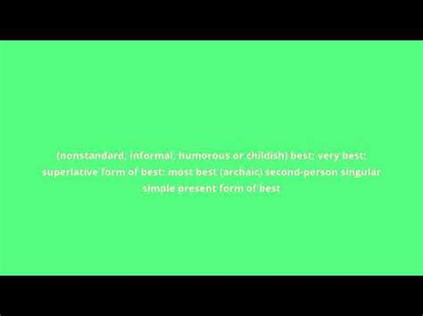 meaning  bestest youtube