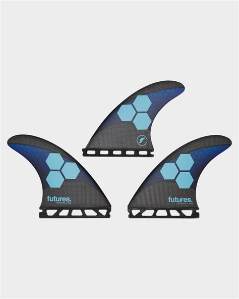 Future Fins Am1 Medium Techflex Thruster Fins Blue Cyan Surfstitch