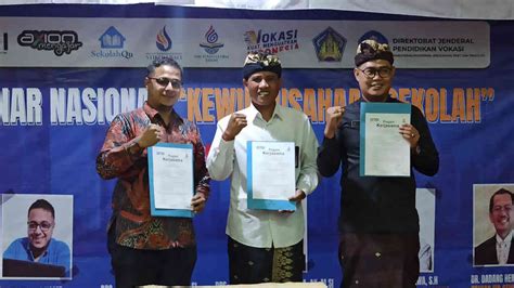 Smk Ti Bali Global Badung Teken Mou Dengan Axioo Dukung Link And Match