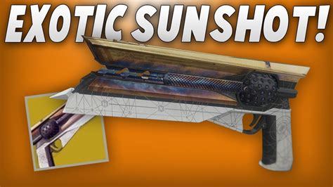 MY FAVORITE BETA WEAPON Destiny 2 NEW Exotic Hand Cannon Sunshot