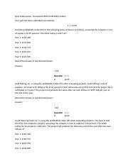 Finc Hw D Docx Quiz Submissions Homework D Profitability